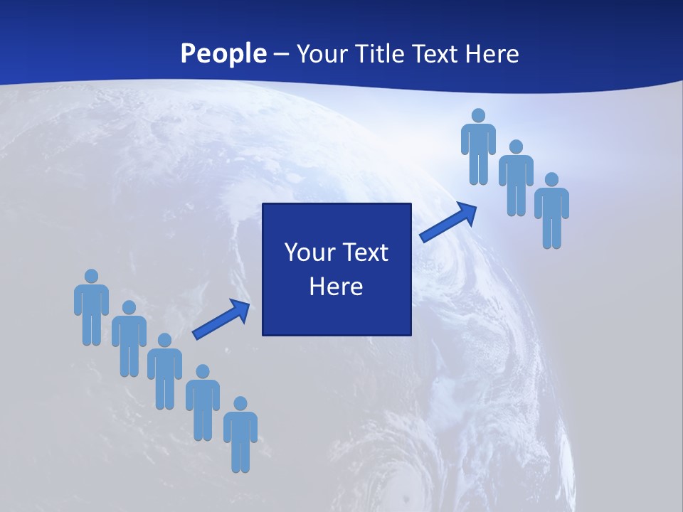 Satellite View Ocean PowerPoint Template