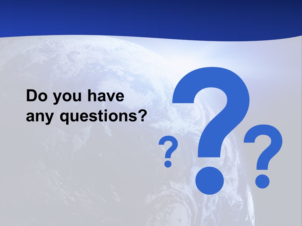 Satellite View Ocean PowerPoint Template