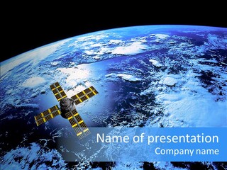 America Continent Earth PowerPoint Template