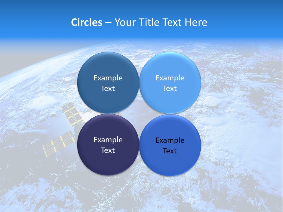 America Continent Earth PowerPoint Template