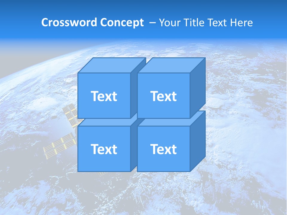 America Continent Earth PowerPoint Template