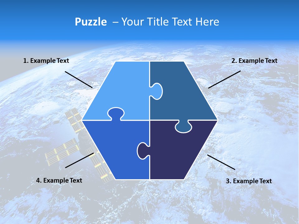 America Continent Earth PowerPoint Template