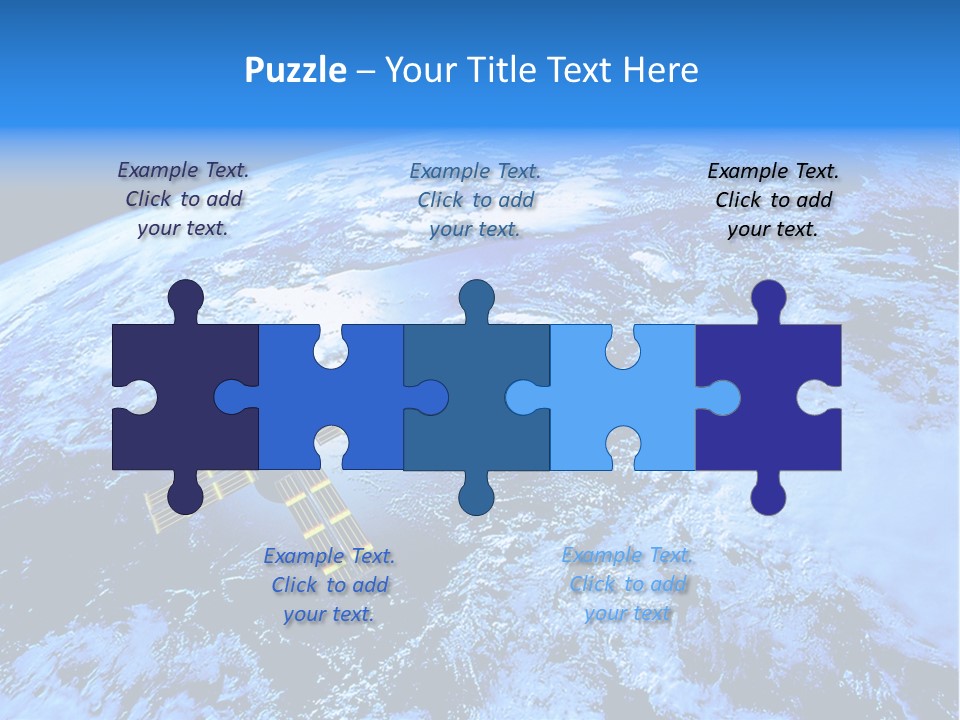 America Continent Earth PowerPoint Template