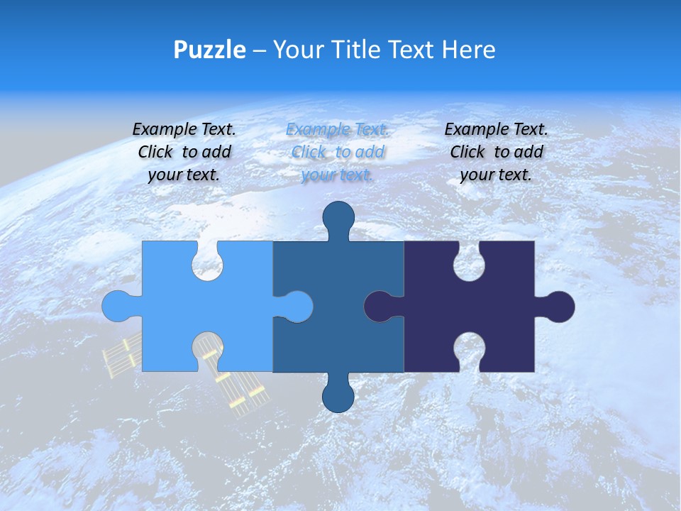 America Continent Earth PowerPoint Template