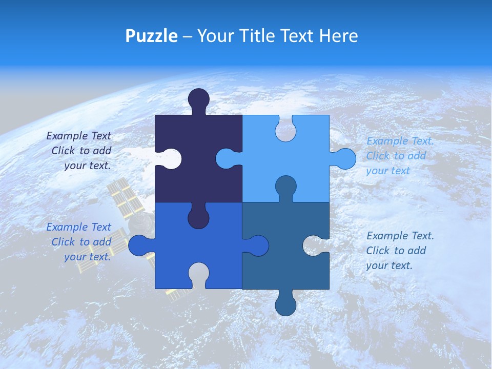 America Continent Earth PowerPoint Template