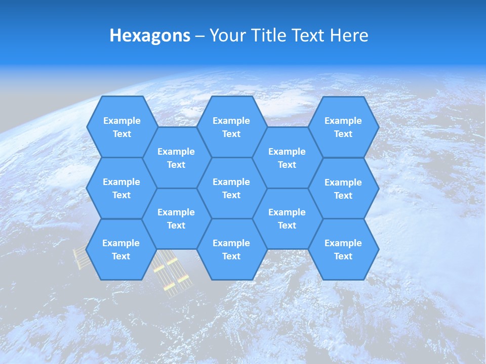 America Continent Earth PowerPoint Template