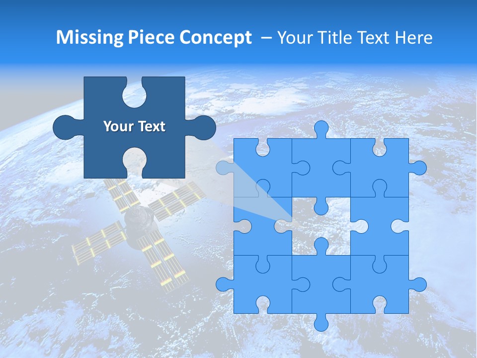 America Continent Earth PowerPoint Template