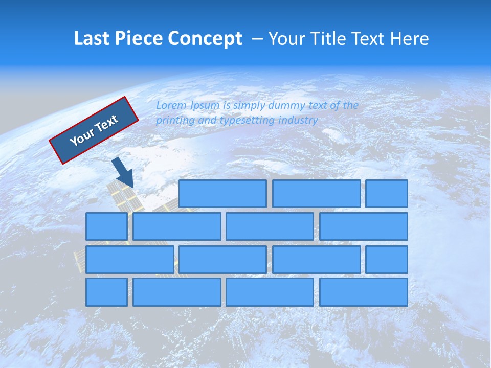 America Continent Earth PowerPoint Template