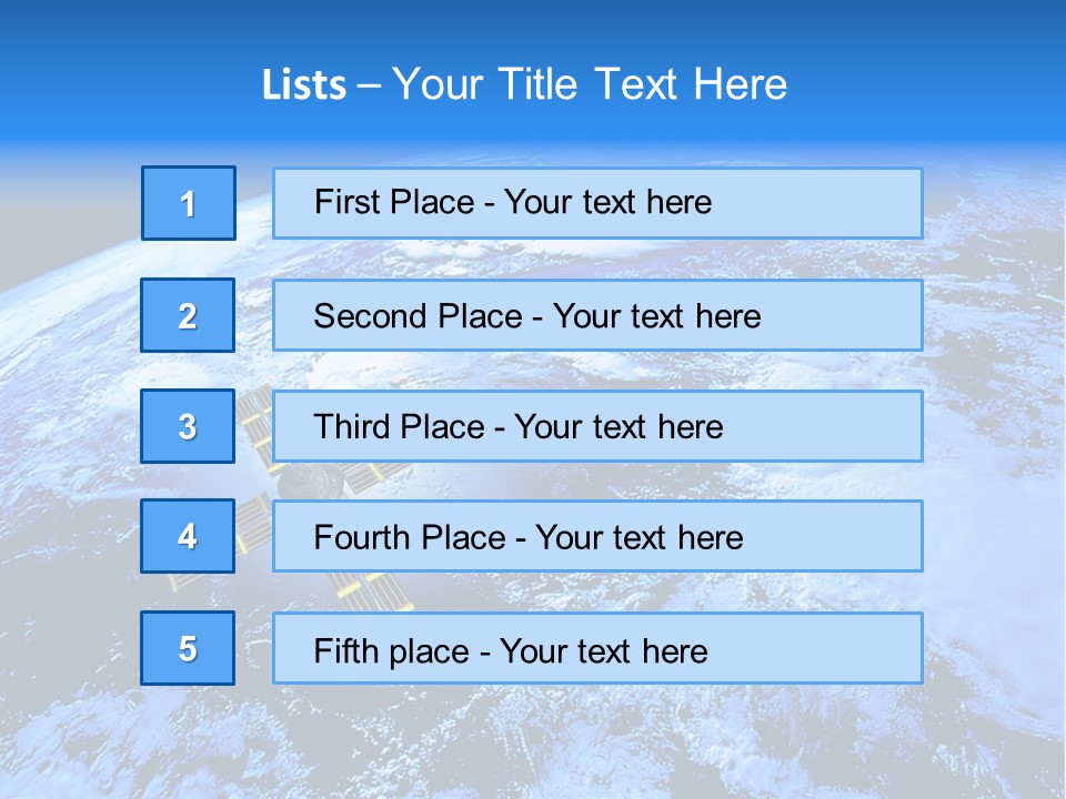 America Continent Earth PowerPoint Template