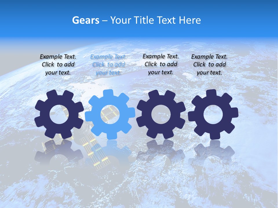 America Continent Earth PowerPoint Template