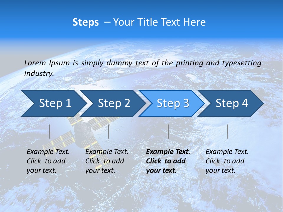 America Continent Earth PowerPoint Template