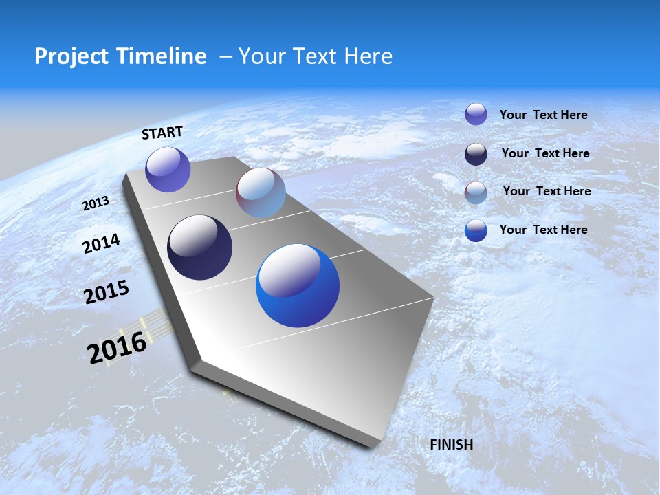 America Continent Earth PowerPoint Template
