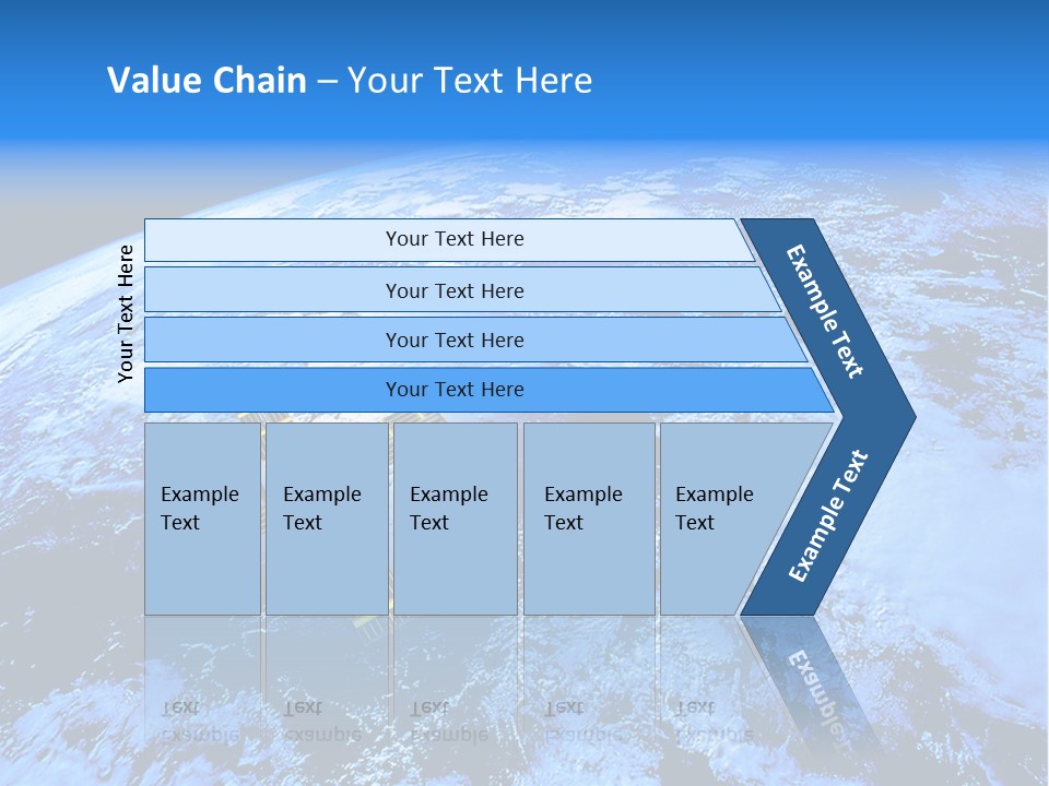 America Continent Earth PowerPoint Template