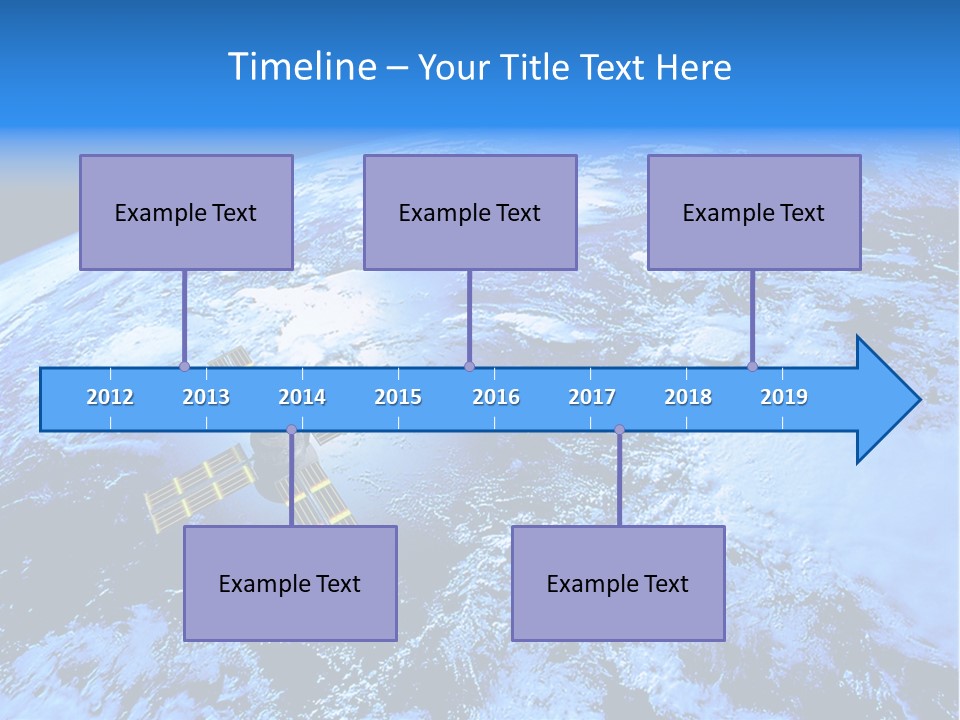 America Continent Earth PowerPoint Template
