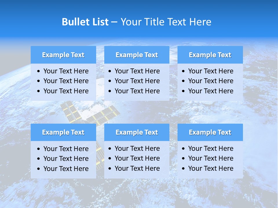 America Continent Earth PowerPoint Template