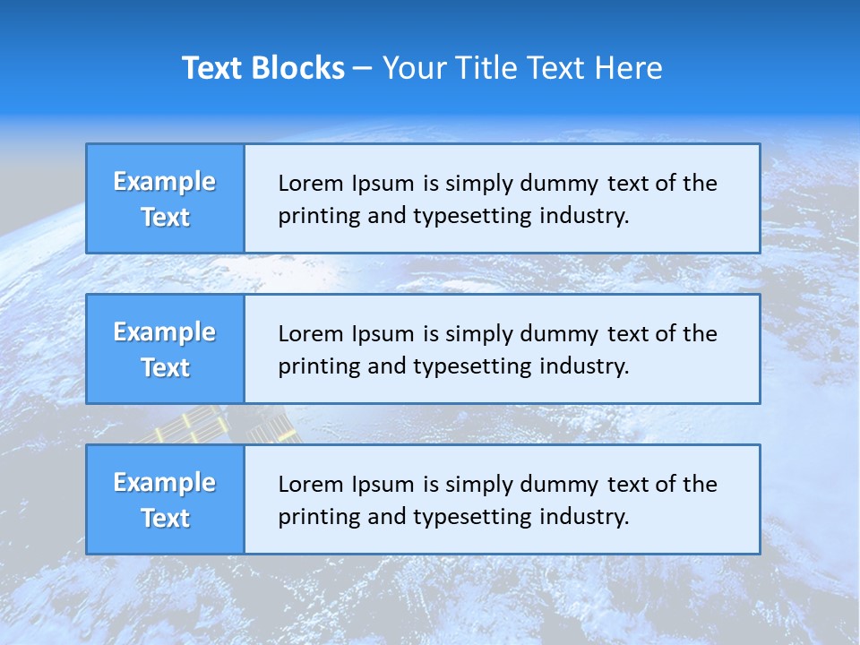 America Continent Earth PowerPoint Template