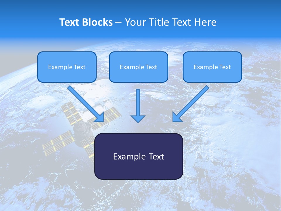 America Continent Earth PowerPoint Template