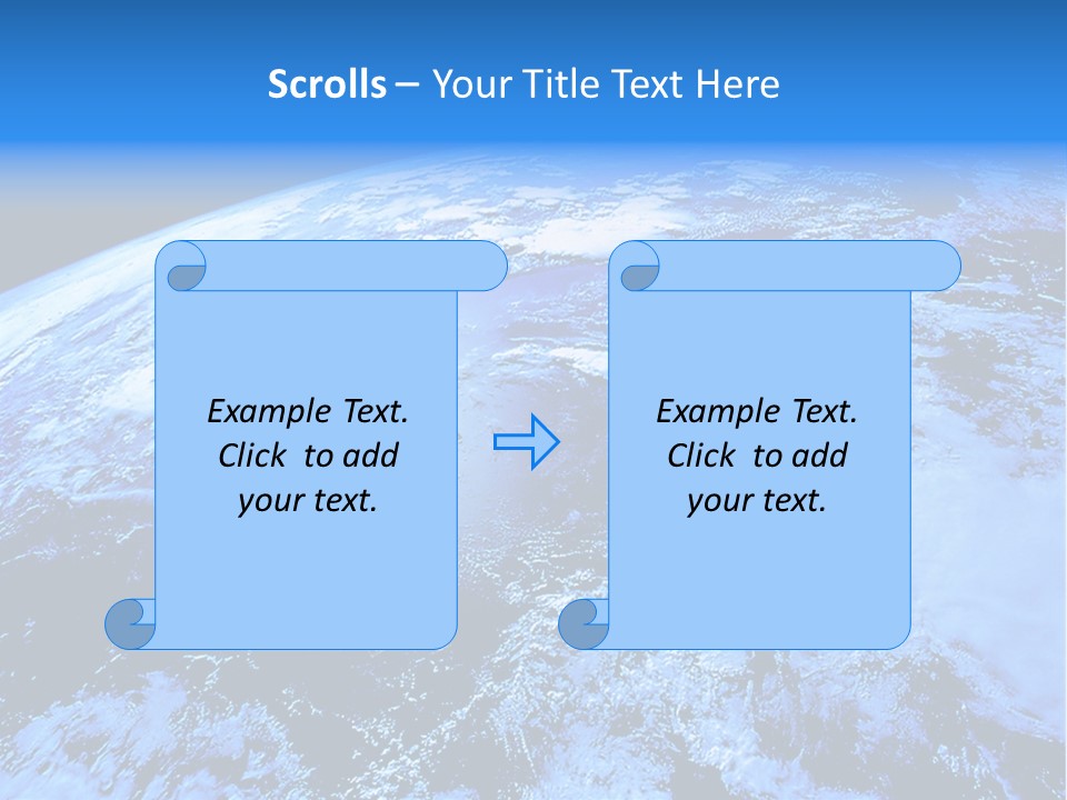 America Continent Earth PowerPoint Template