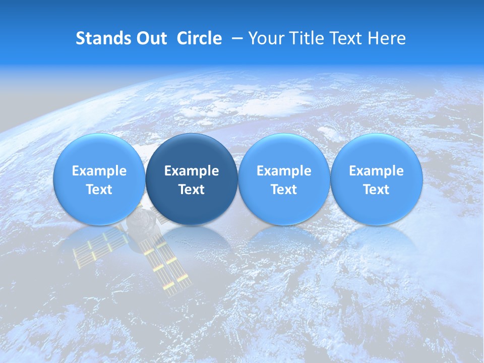 America Continent Earth PowerPoint Template