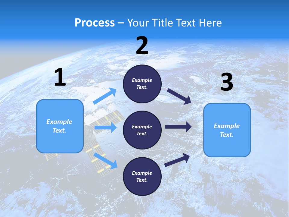 America Continent Earth PowerPoint Template