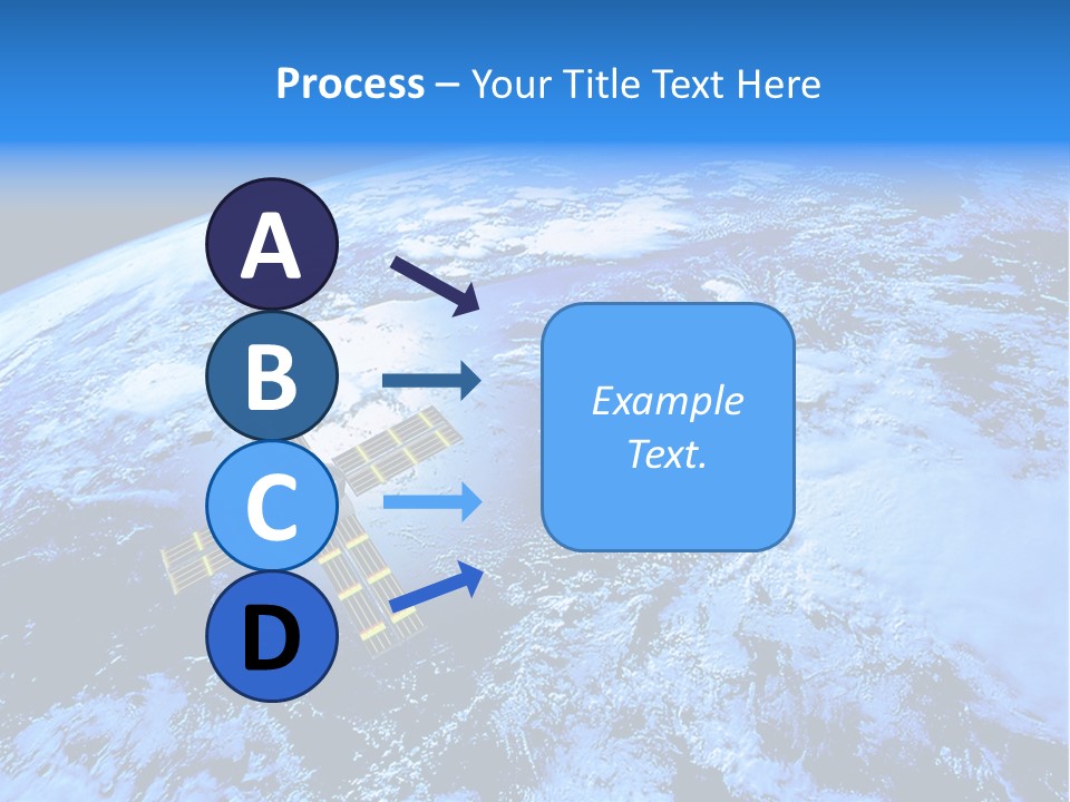 America Continent Earth PowerPoint Template