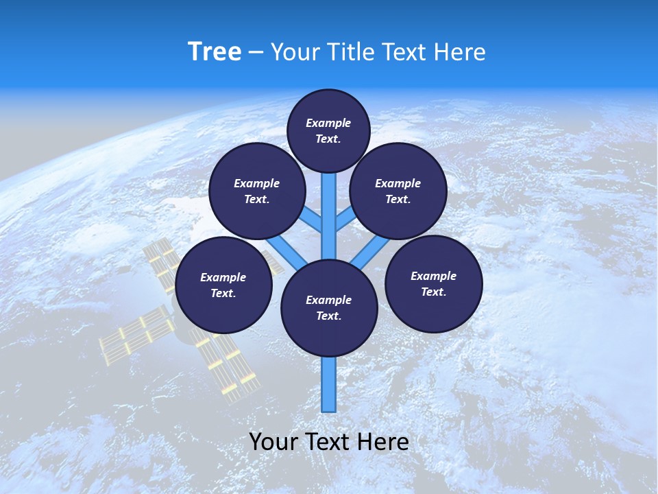 America Continent Earth PowerPoint Template