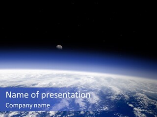 Nuages Terre Horizon PowerPoint Template