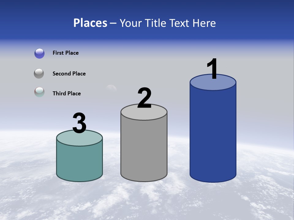 Nuages Terre Horizon PowerPoint Template