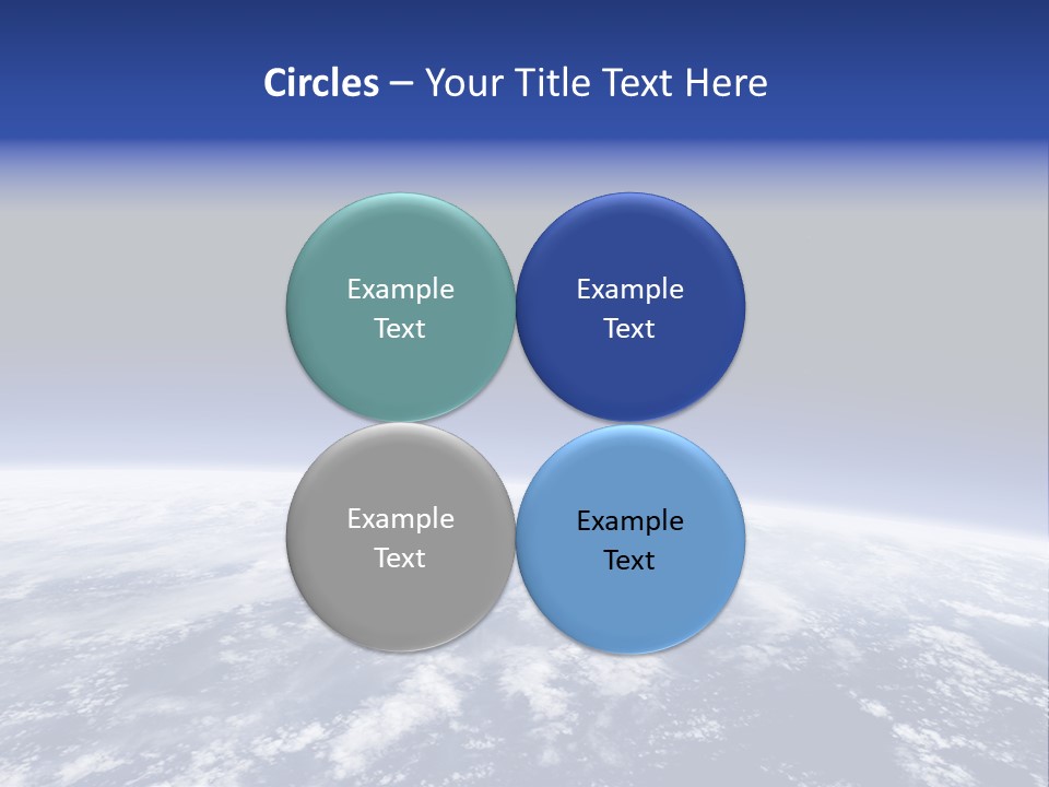 Nuages Terre Horizon PowerPoint Template