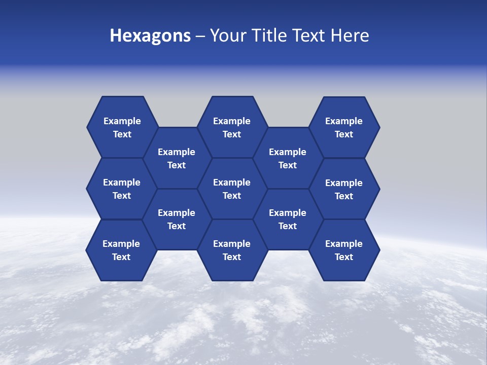 Nuages Terre Horizon PowerPoint Template