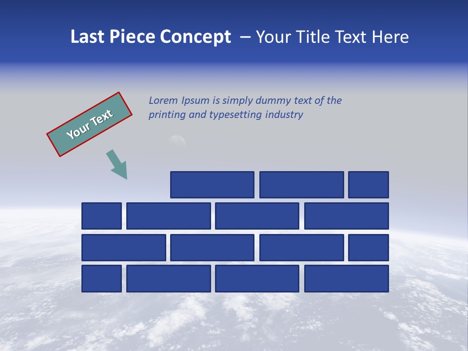 Nuages Terre Horizon PowerPoint Template