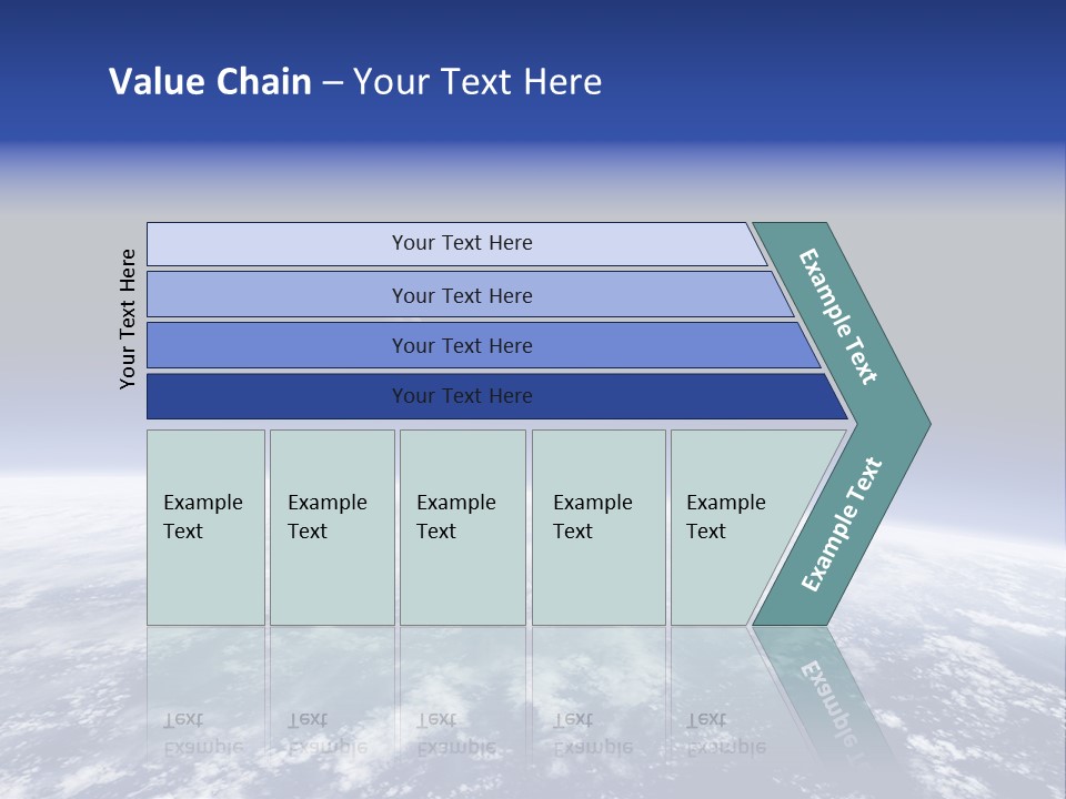 Nuages Terre Horizon PowerPoint Template