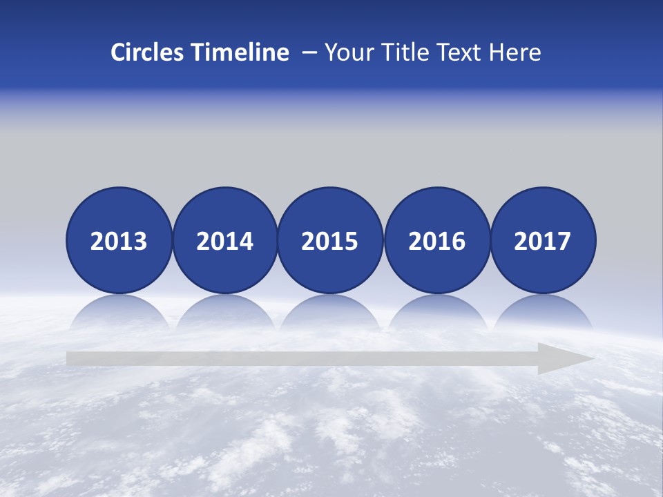 Nuages Terre Horizon PowerPoint Template