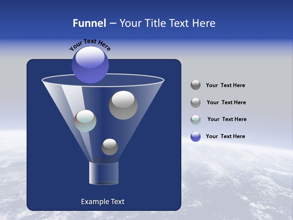 Nuages Terre Horizon PowerPoint Template