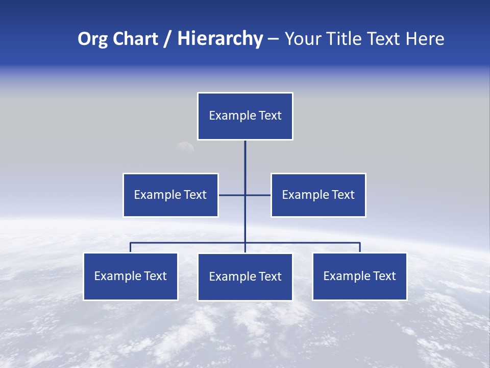 Nuages Terre Horizon PowerPoint Template