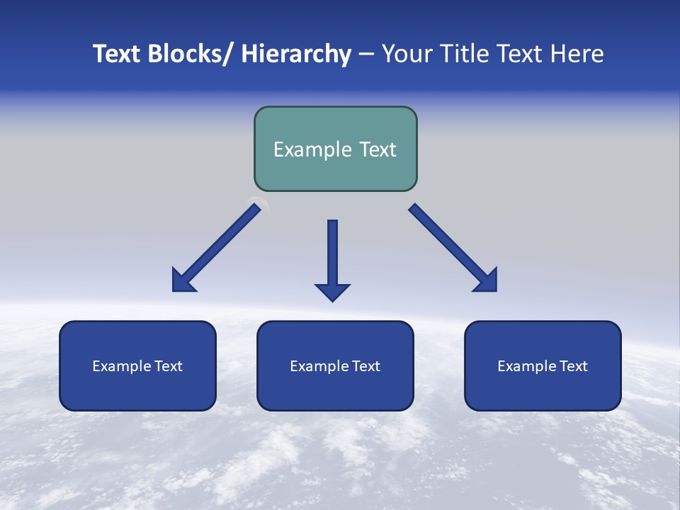 Nuages Terre Horizon PowerPoint Template
