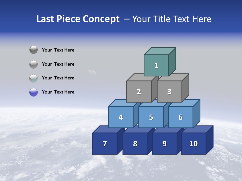 Nuages Terre Horizon PowerPoint Template