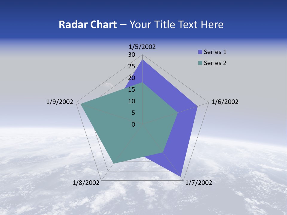 Nuages Terre Horizon PowerPoint Template