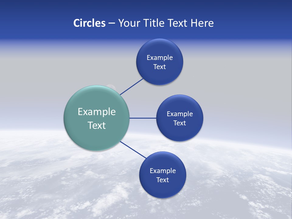 Nuages Terre Horizon PowerPoint Template