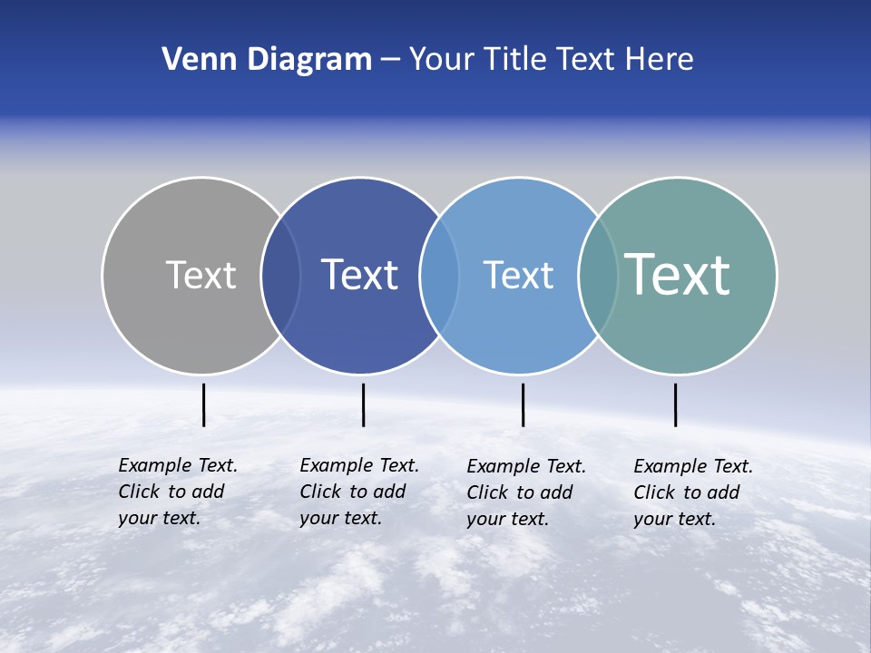 Nuages Terre Horizon PowerPoint Template