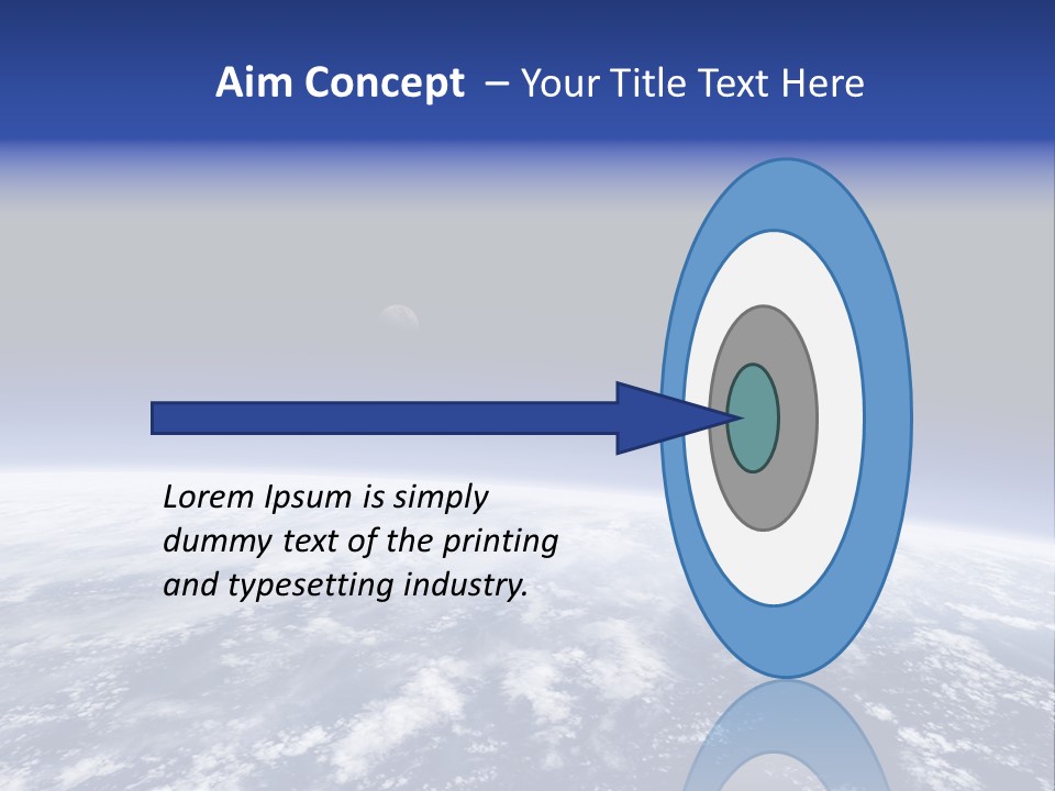 Nuages Terre Horizon PowerPoint Template