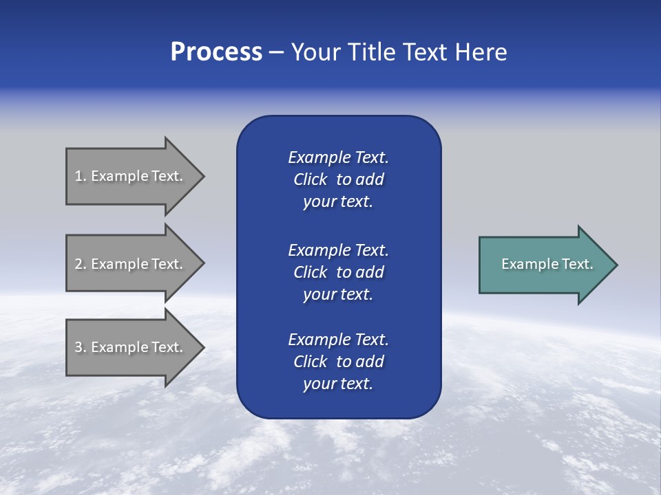 Nuages Terre Horizon PowerPoint Template