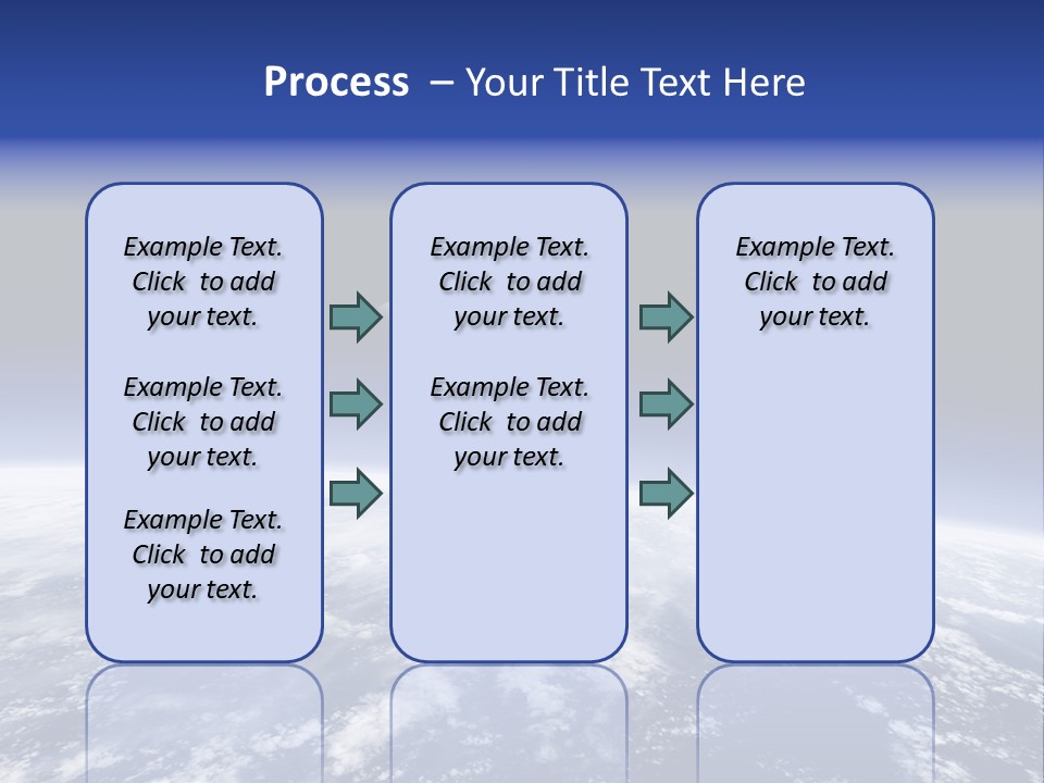 Nuages Terre Horizon PowerPoint Template