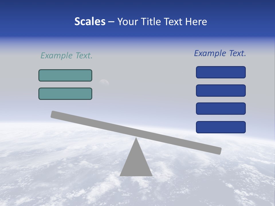 Nuages Terre Horizon PowerPoint Template