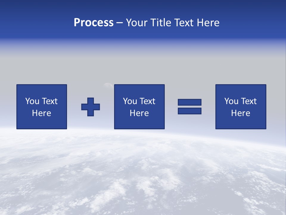 Nuages Terre Horizon PowerPoint Template