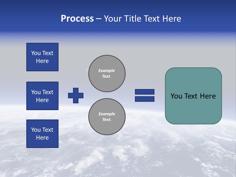 Nuages Terre Horizon PowerPoint Template