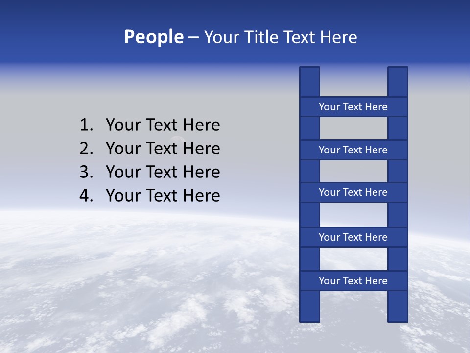 Nuages Terre Horizon PowerPoint Template