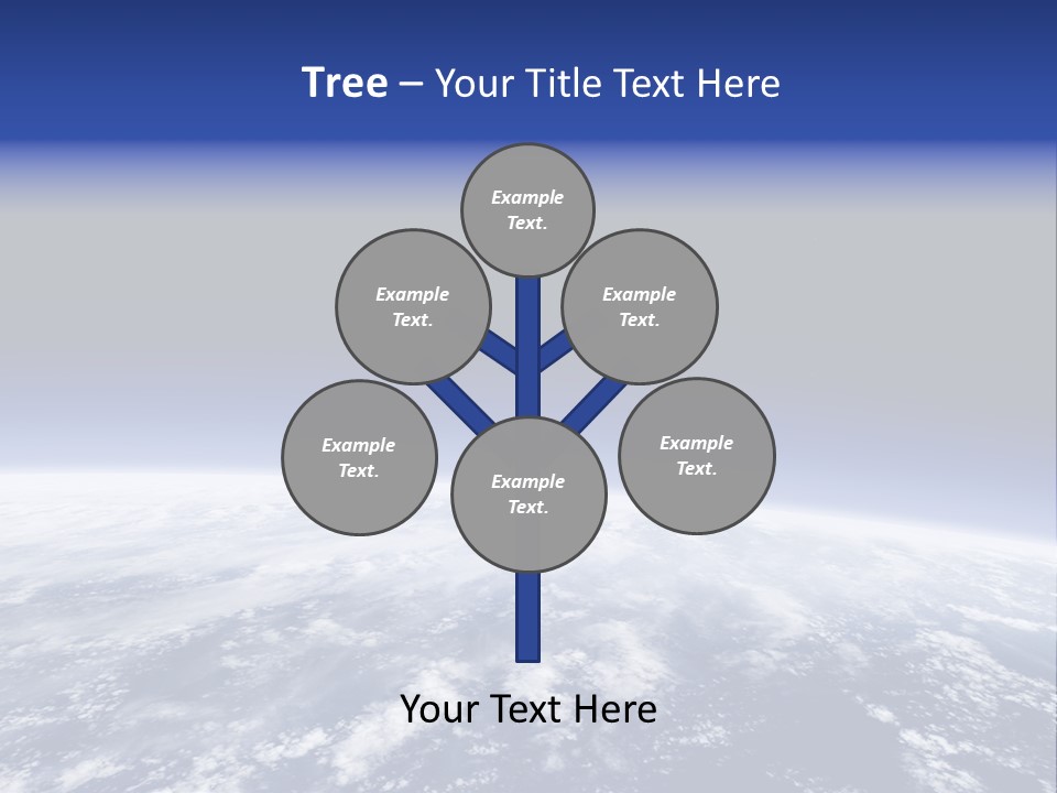 Nuages Terre Horizon PowerPoint Template