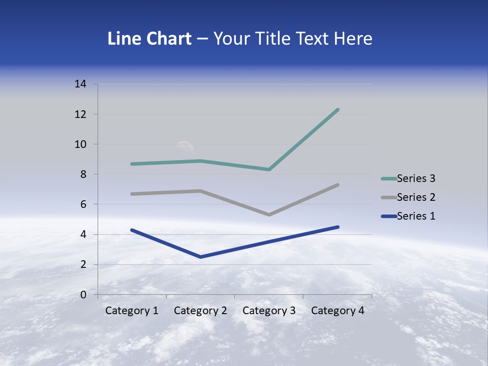Nuages Terre Horizon PowerPoint Template