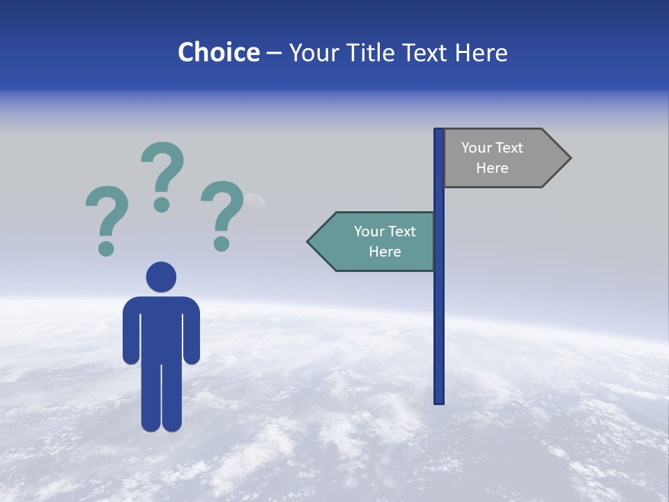 Nuages Terre Horizon PowerPoint Template